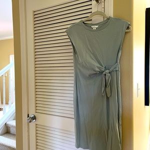 Sage green maternity dress